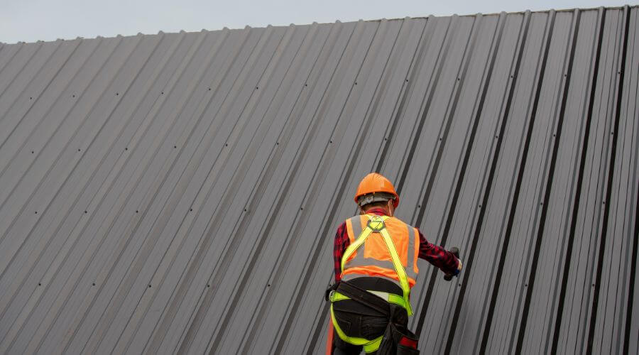 Professional metal roof installation services in West Bend, WI